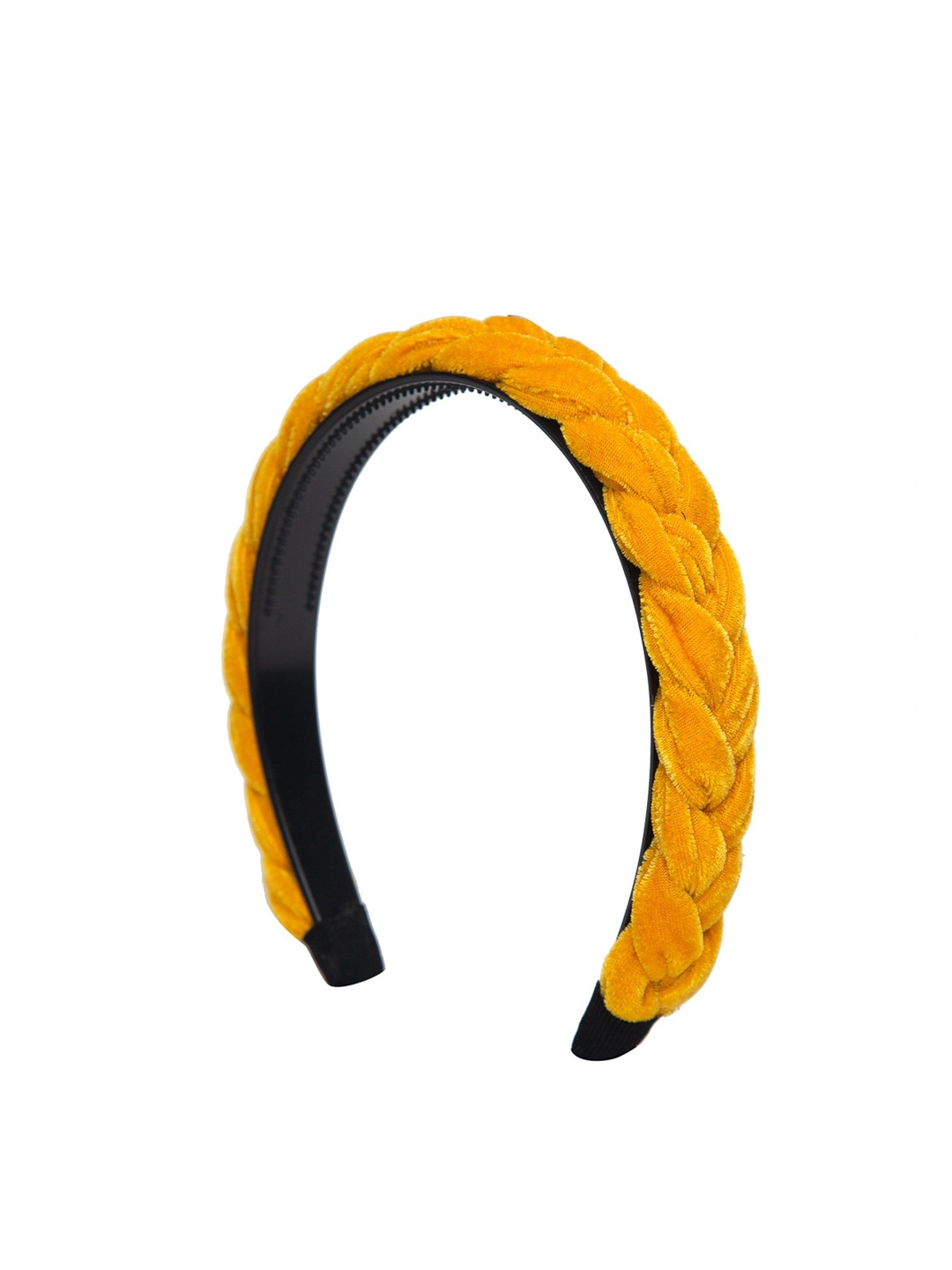 

YouBella Yellow Layered Hairband