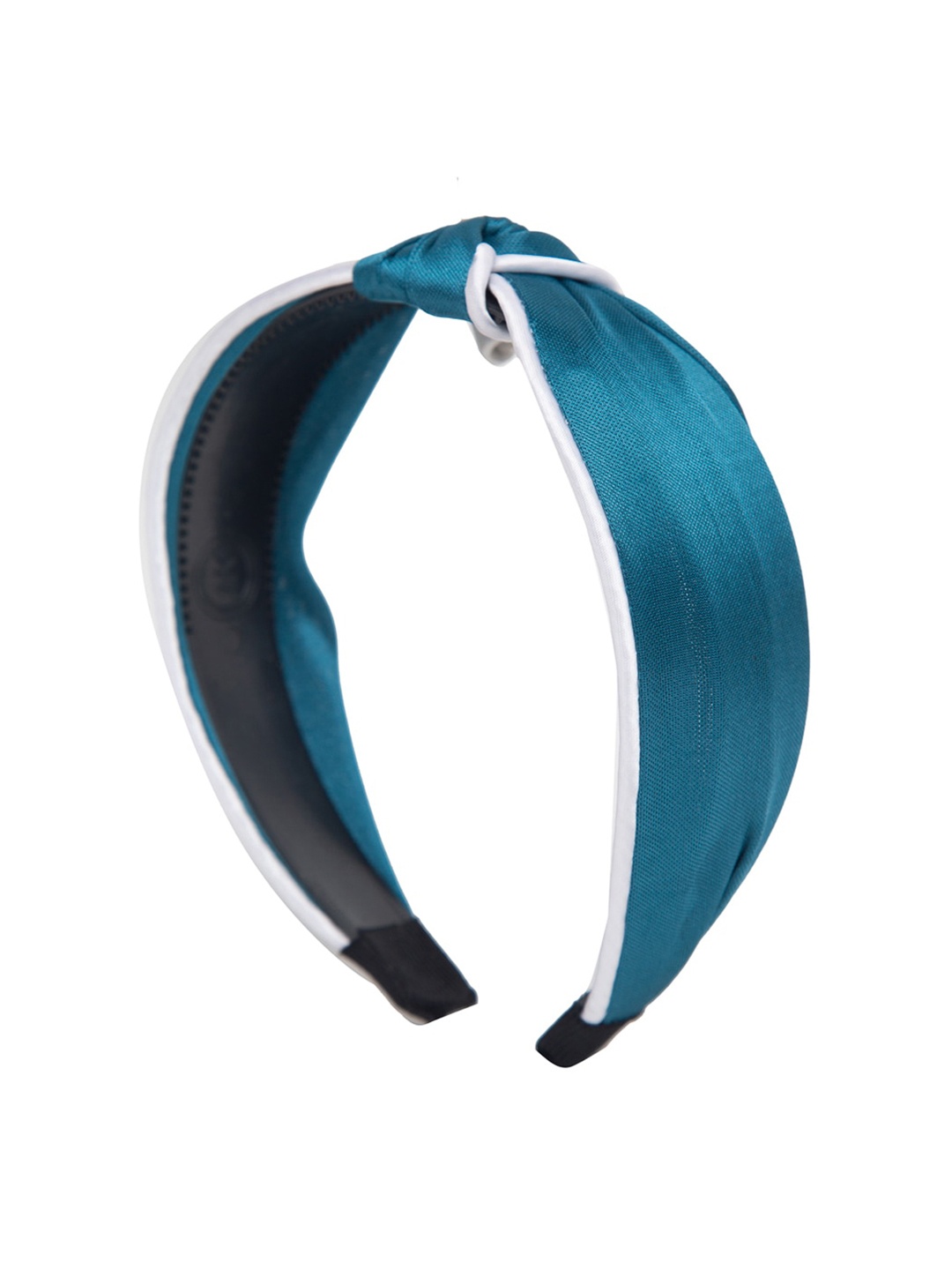 

YouBella Teal Blue & White Colorblocked Hairband