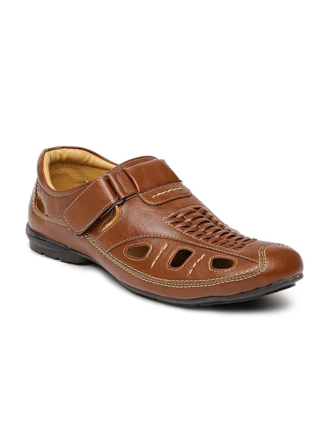 

Bata Men Brown Closed Sandals