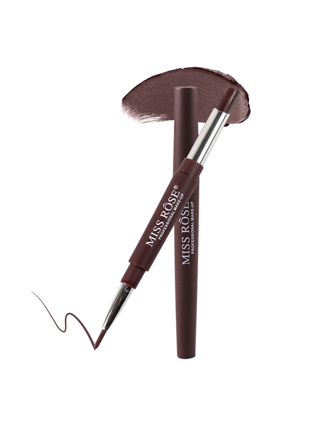 

MISS ROSE 2 In 1 CreamyMatte Lipstick Shade No 41 7102-001 41, Purple