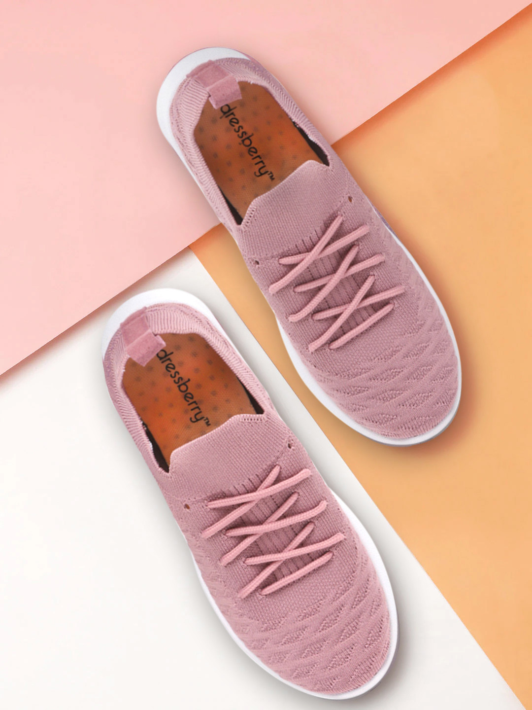 

DressBerry Women Purple Solid Sneakers