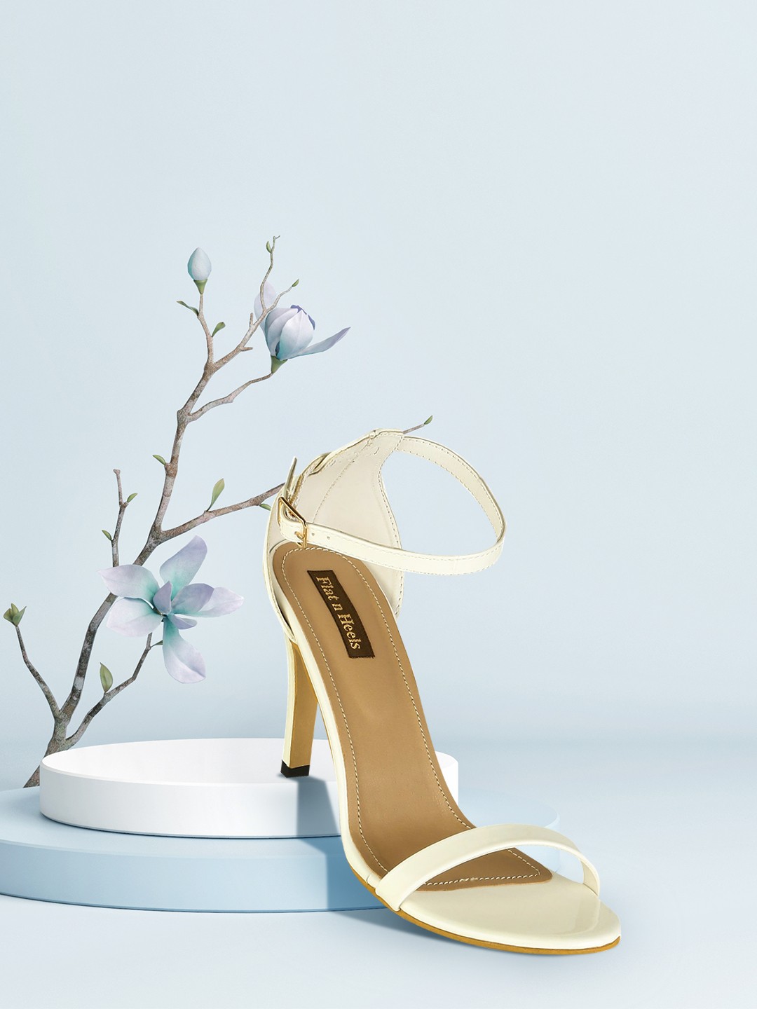 

Flat n Heels Women White Solid Stilettos