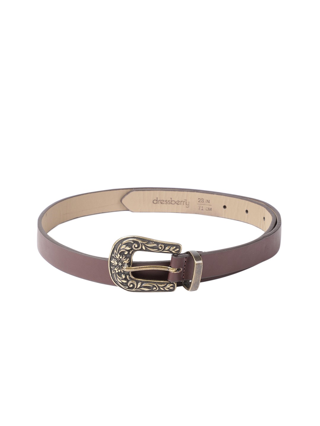 

DressBerry Women Maroon Belt