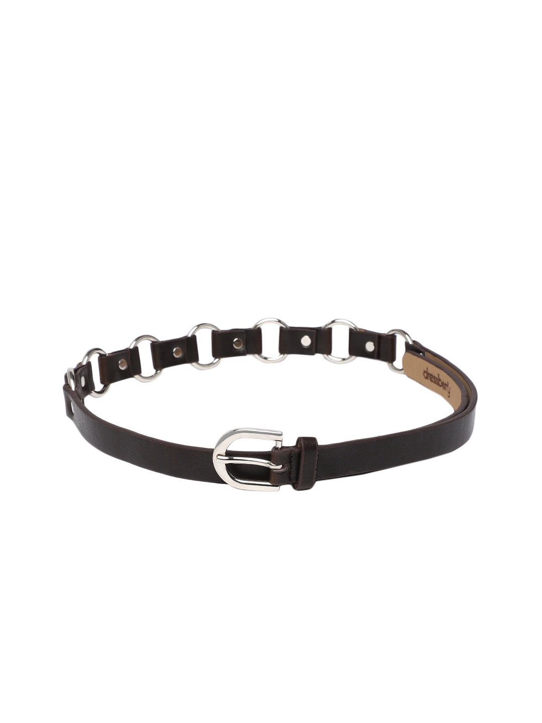 

DressBerry Women Brown Solid Belt