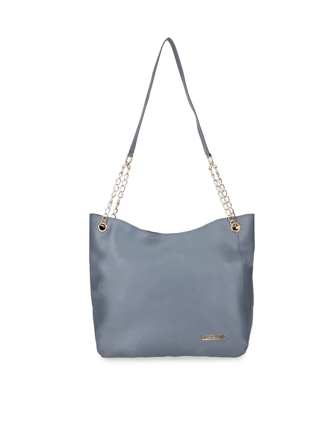 

Bagsy Malone Grey Solid Shoulder Bag