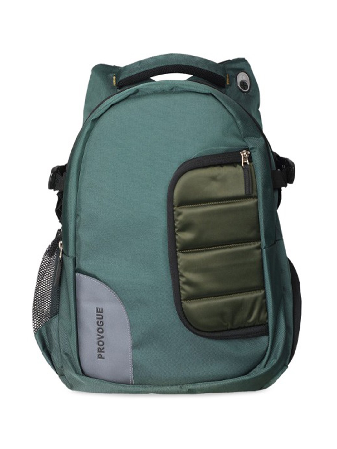 

Provogue Unisex Green Backpack With Rain Cover