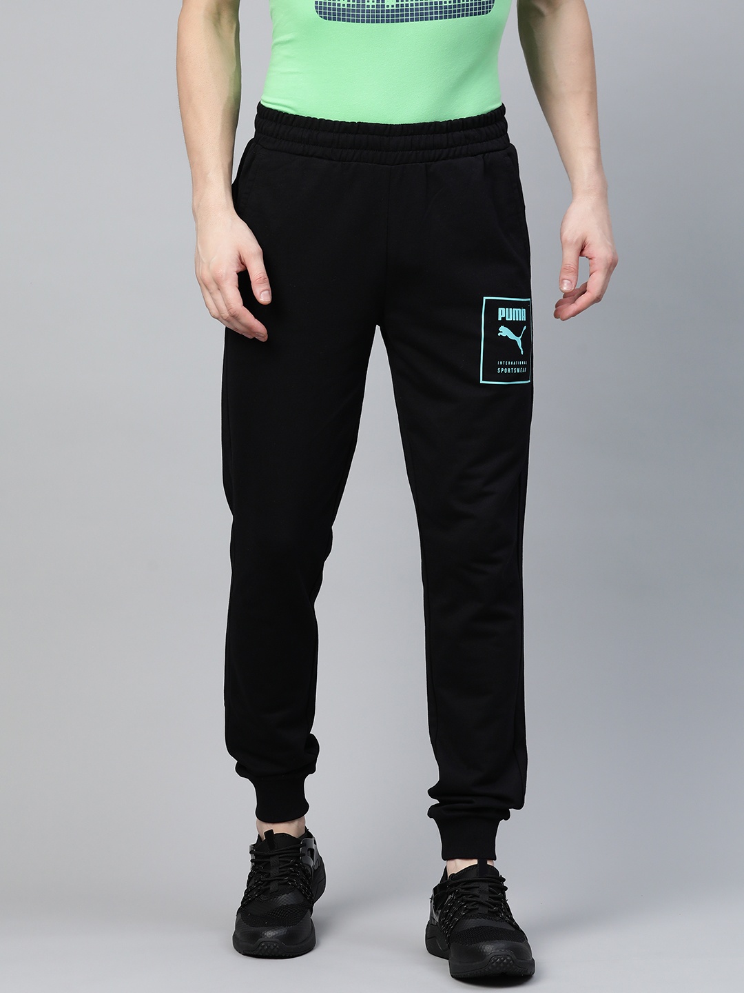 

Puma Men Black Solid Slim Fit Joggers