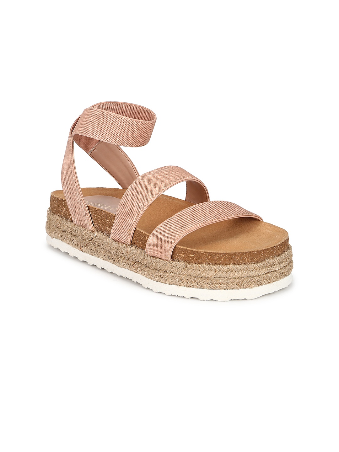 

Truffle Collection Women Nude-Coloured Solid Flatform