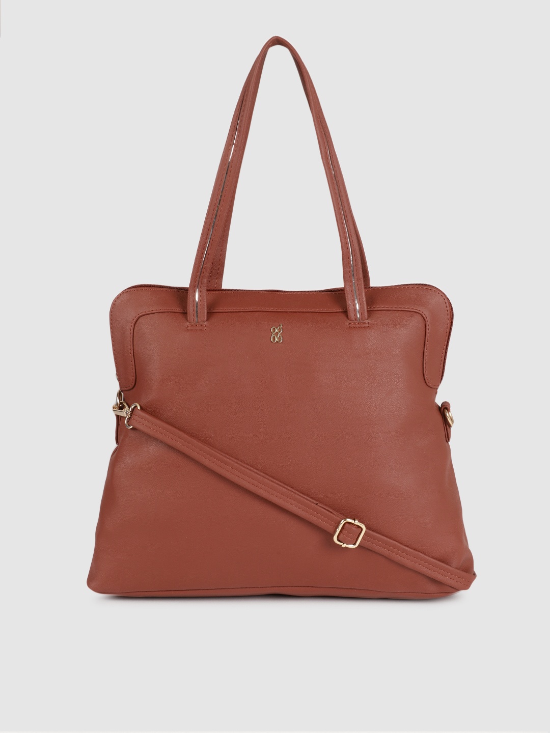 

Baggit Maroon Solid Shoulder Bag