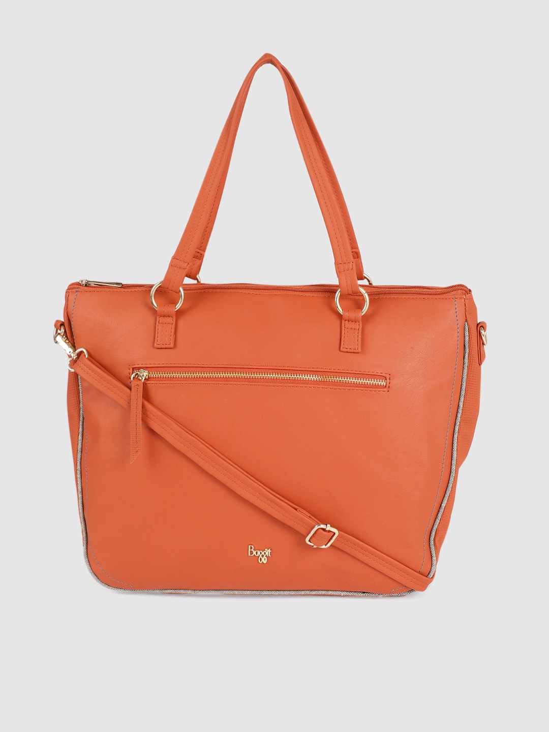 

Baggit Orange Solid Shoulder Bag