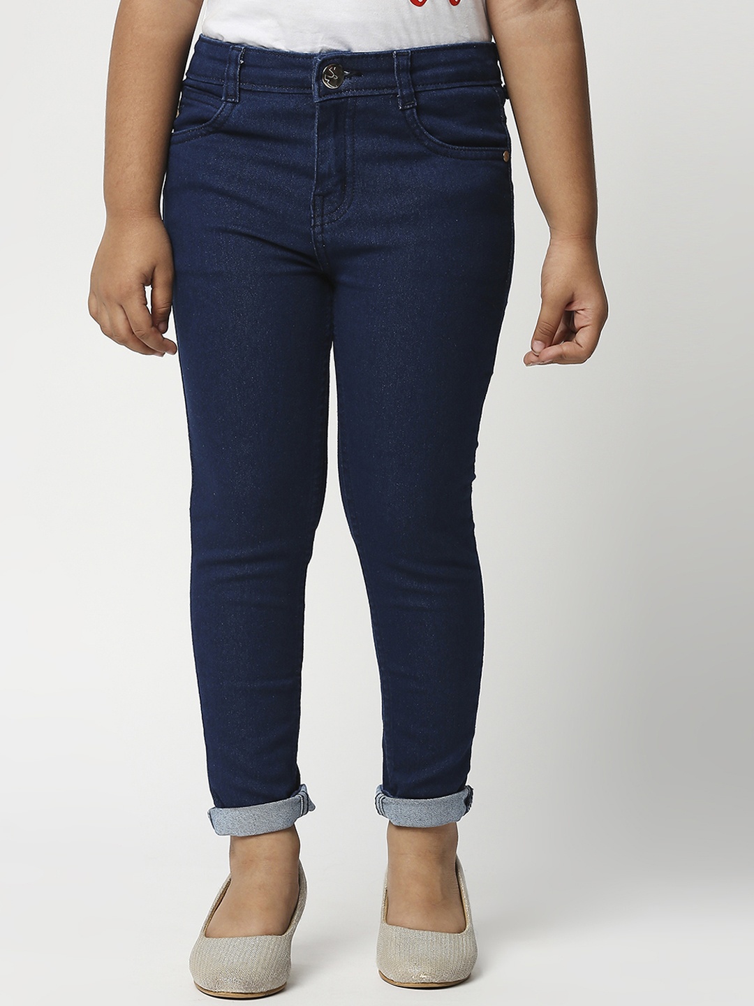 

High Star Girls Blue Slim Fit Jeans