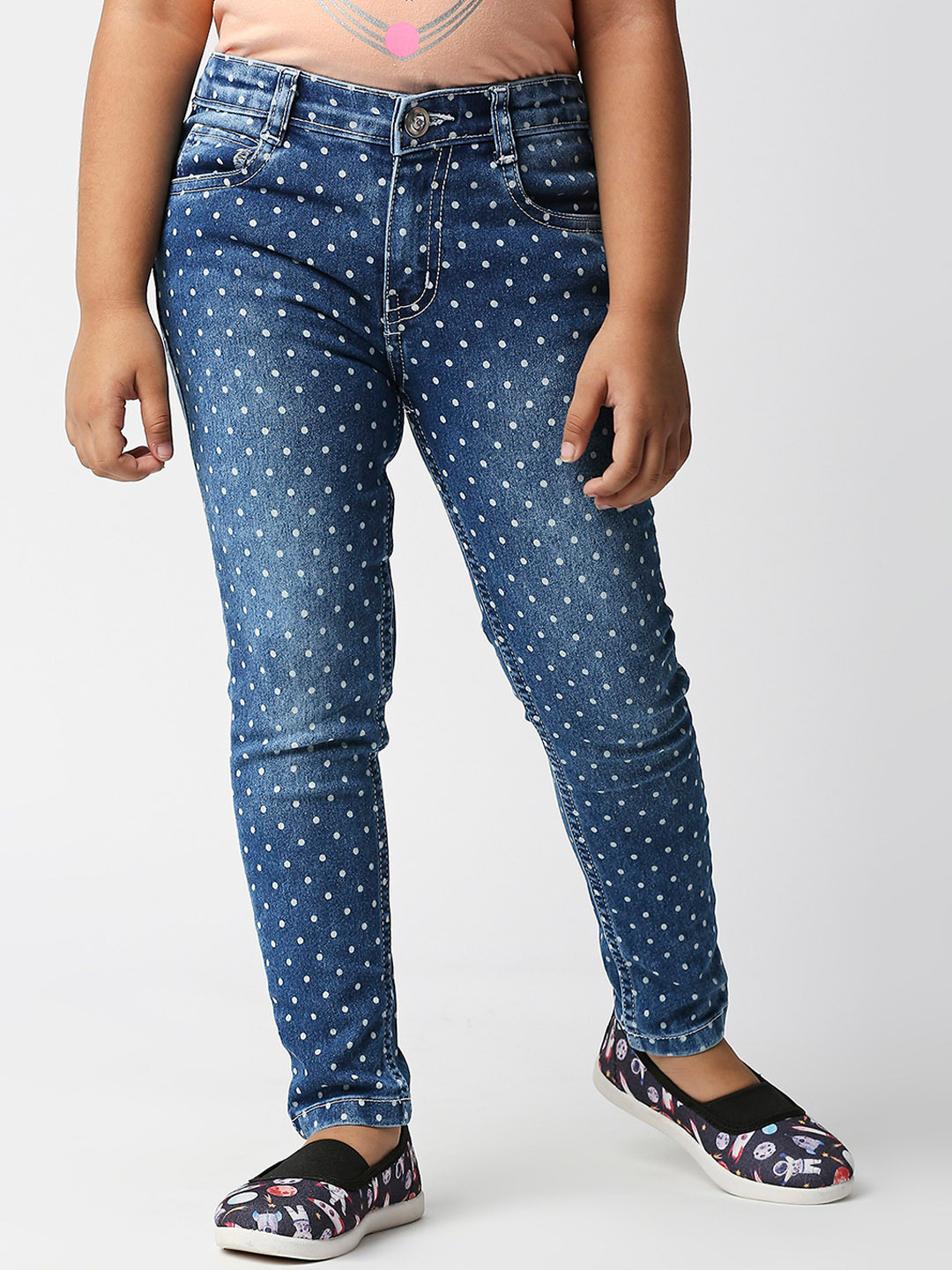 

High Star Girls Blue Slim Fit Jeans