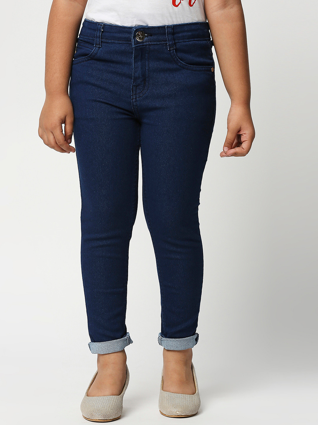 

High Star Girls Blue Slim Fit Jeans