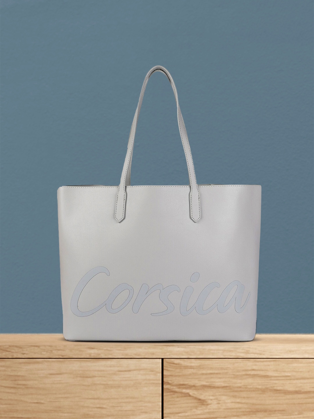 

CORSICA Women Grey Solid Shoulder Bag With Pouch