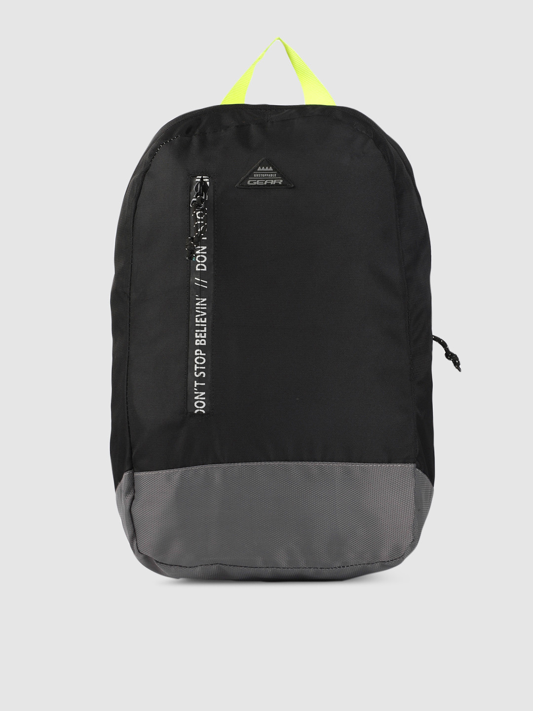 

Gear Unisex Black & Grey Colourblocked Superior Backpack