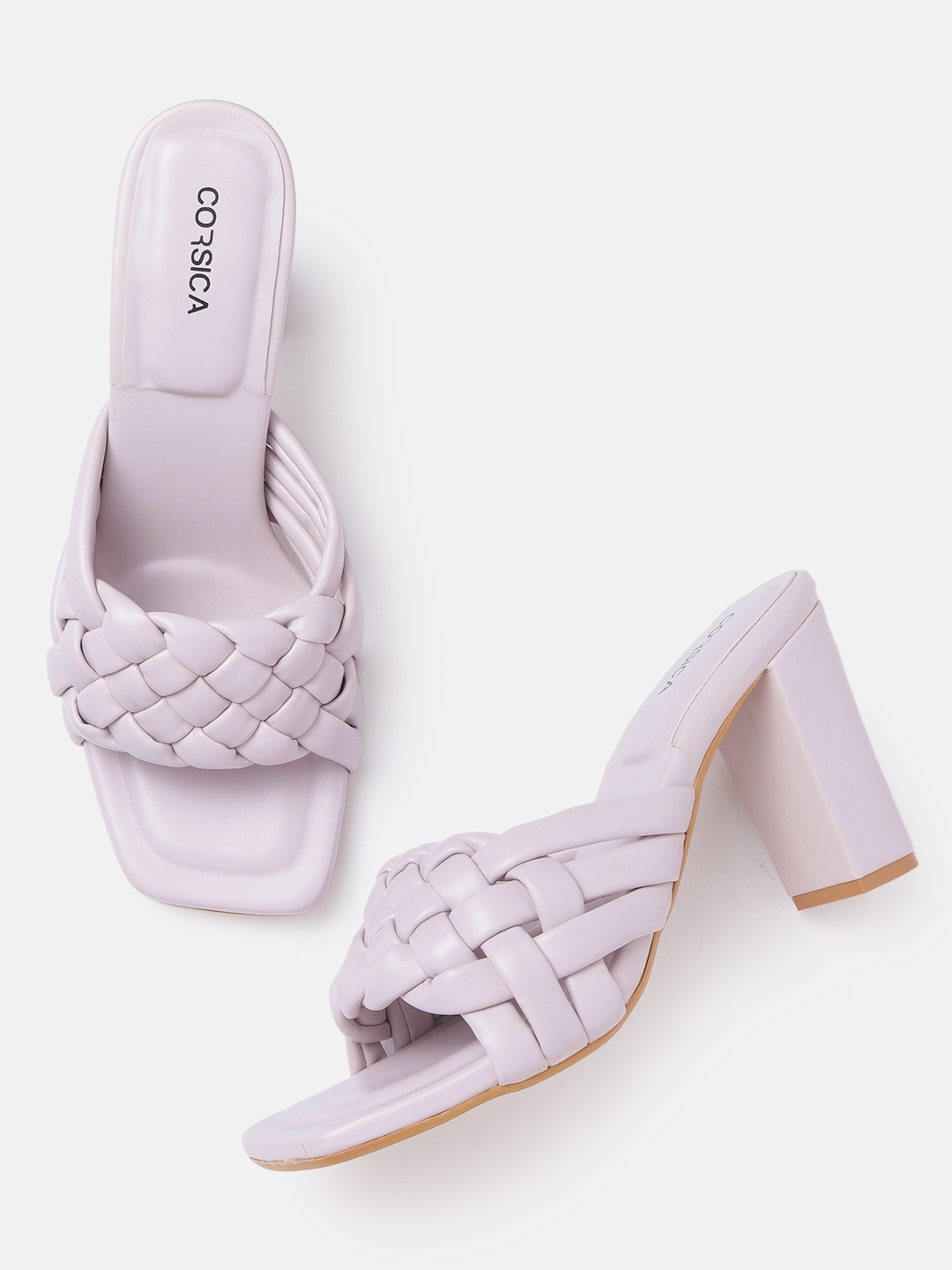 

CORSICA Lavender Braided Block Heels