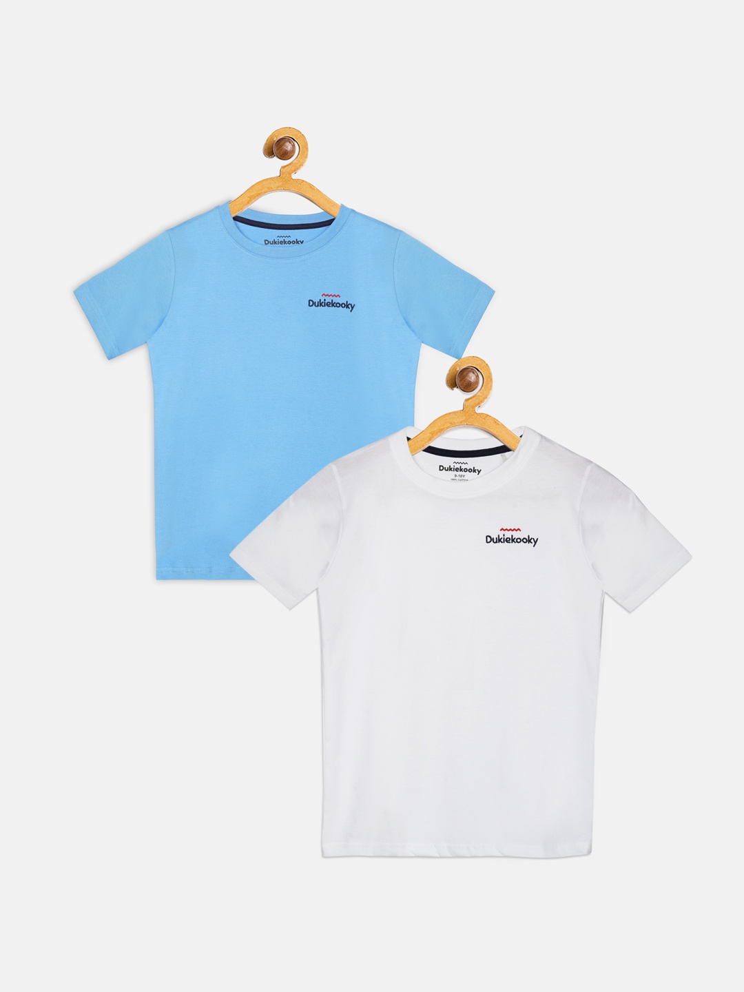 

DukieKooky Boys Multicoloured Solid Round Neck T-shirt, Multi