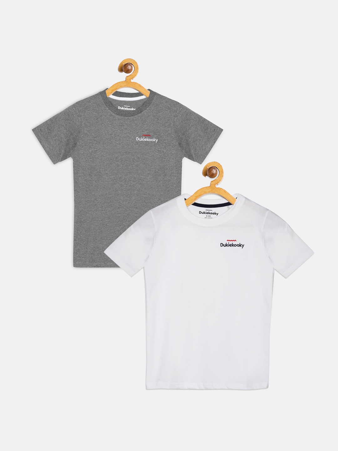 

DukieKooky Boys Multicoloured Solid Round Neck T-shirt, Multi