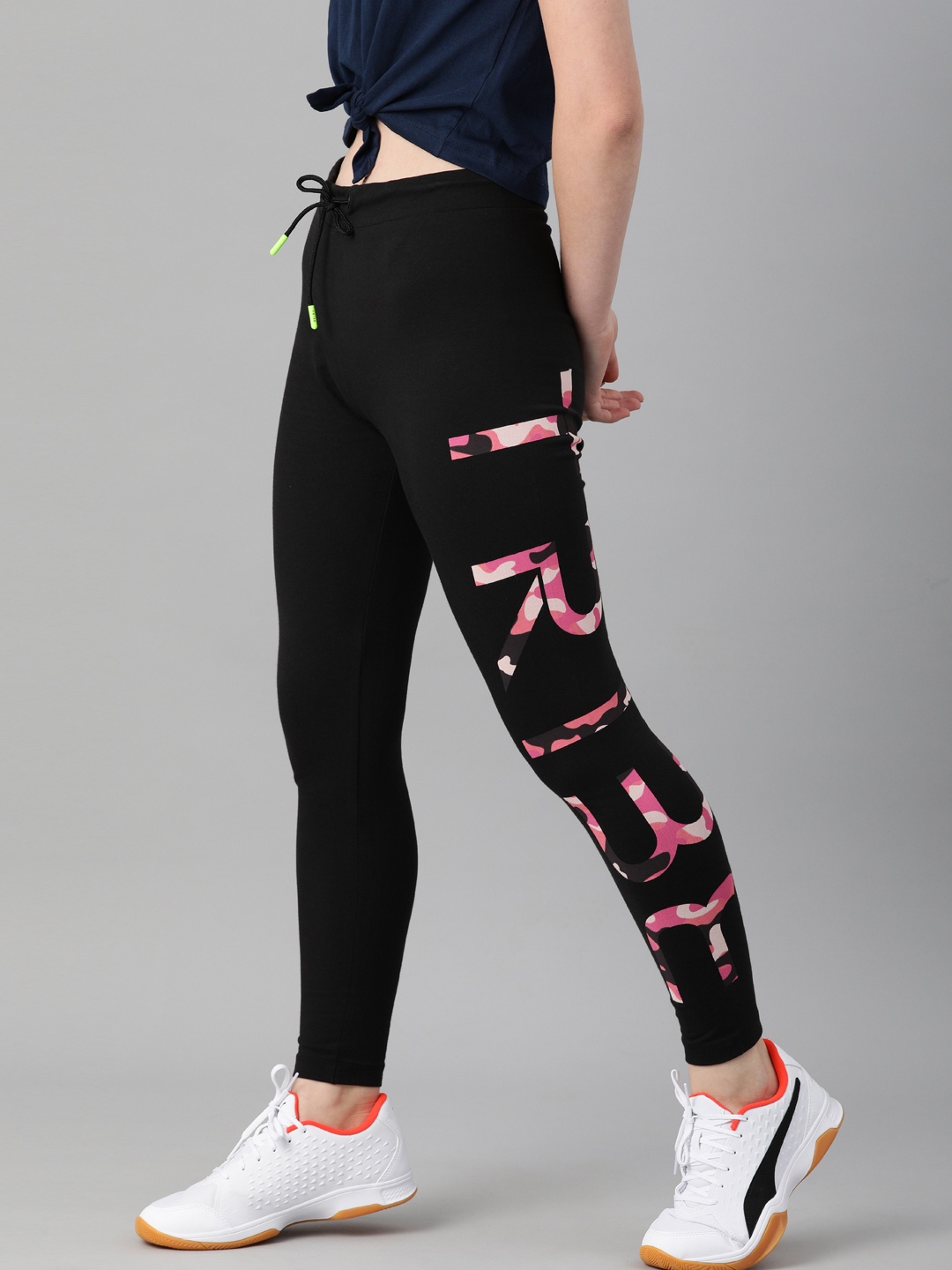 

Allen Solly Tribe Women Black Printed Leggings