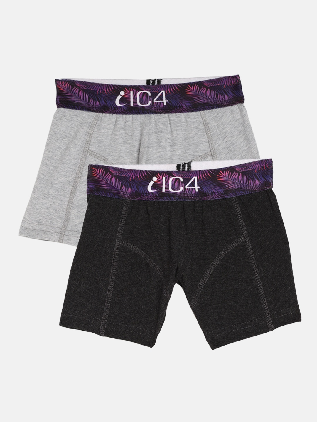 

IC4 Boys Pack of 2 Mini Trunks 0C-G-2002P2, Black