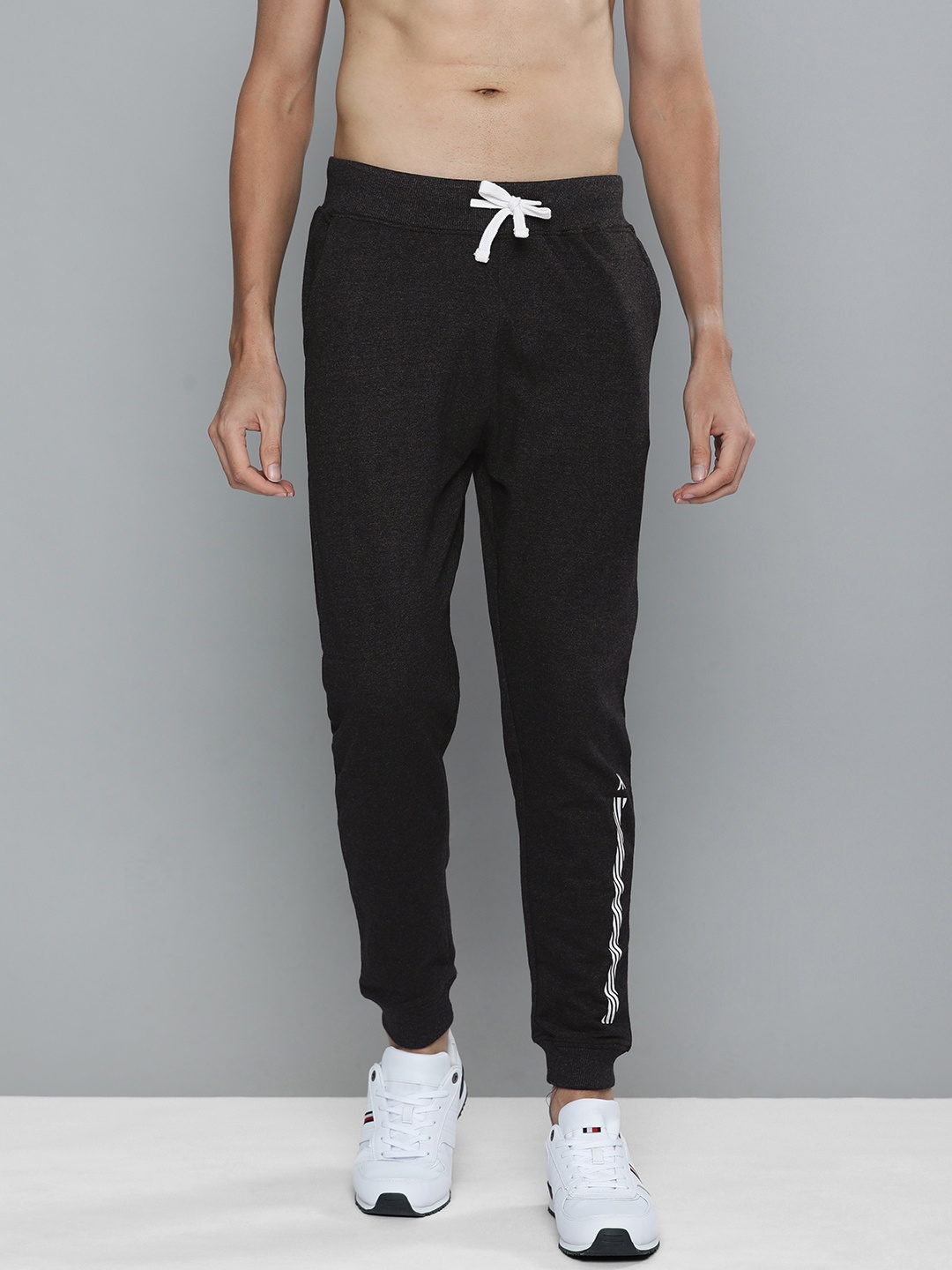 

Kook N Keech Men Black Printed Detail Joggers