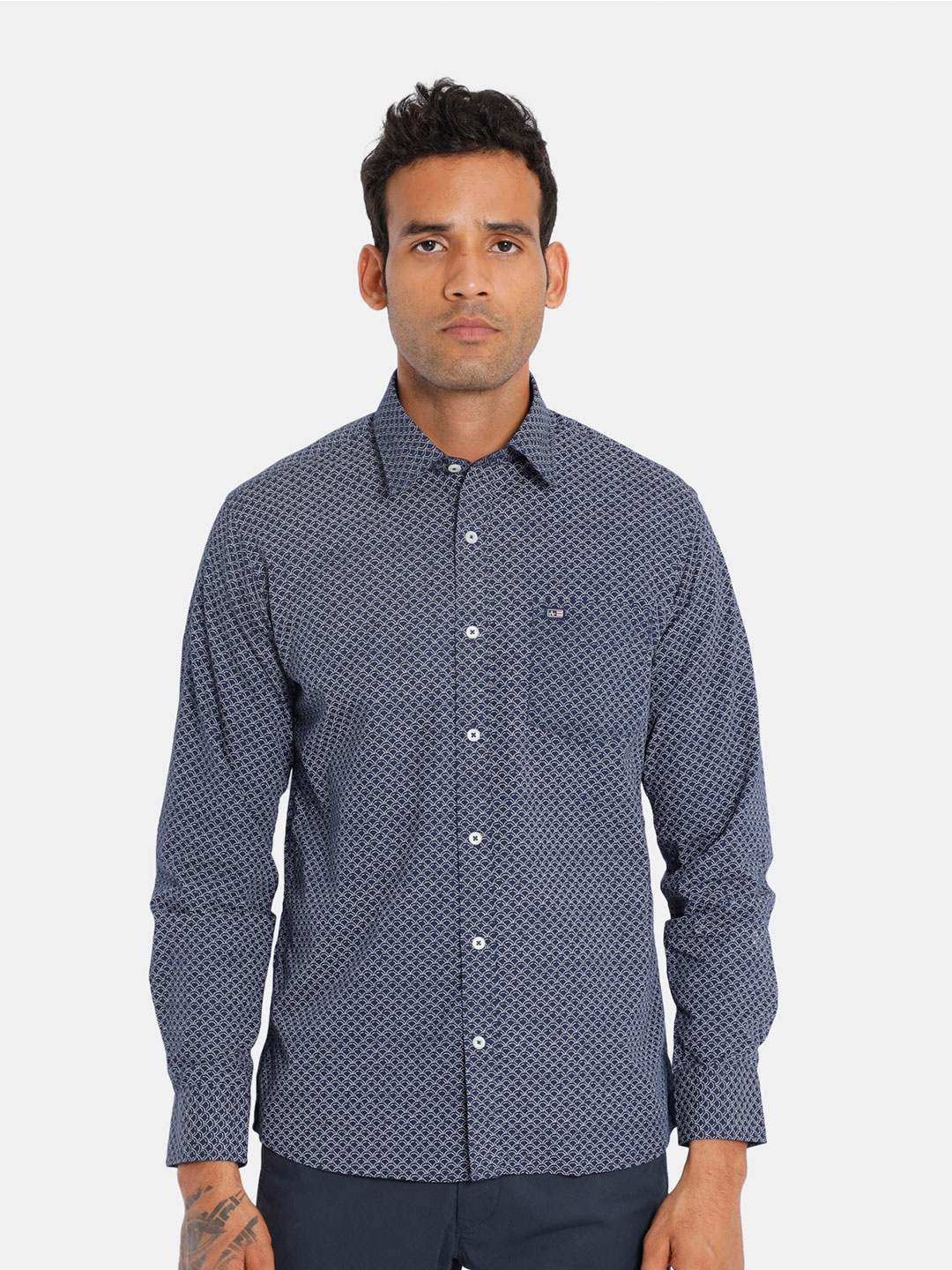 

Arrow Sport Men Blue Regular Fit Printed Casual Shirt