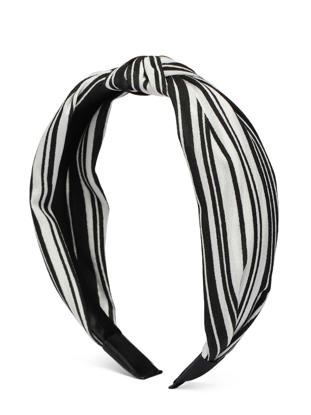 

justpeachy Women Black Striped Hairband