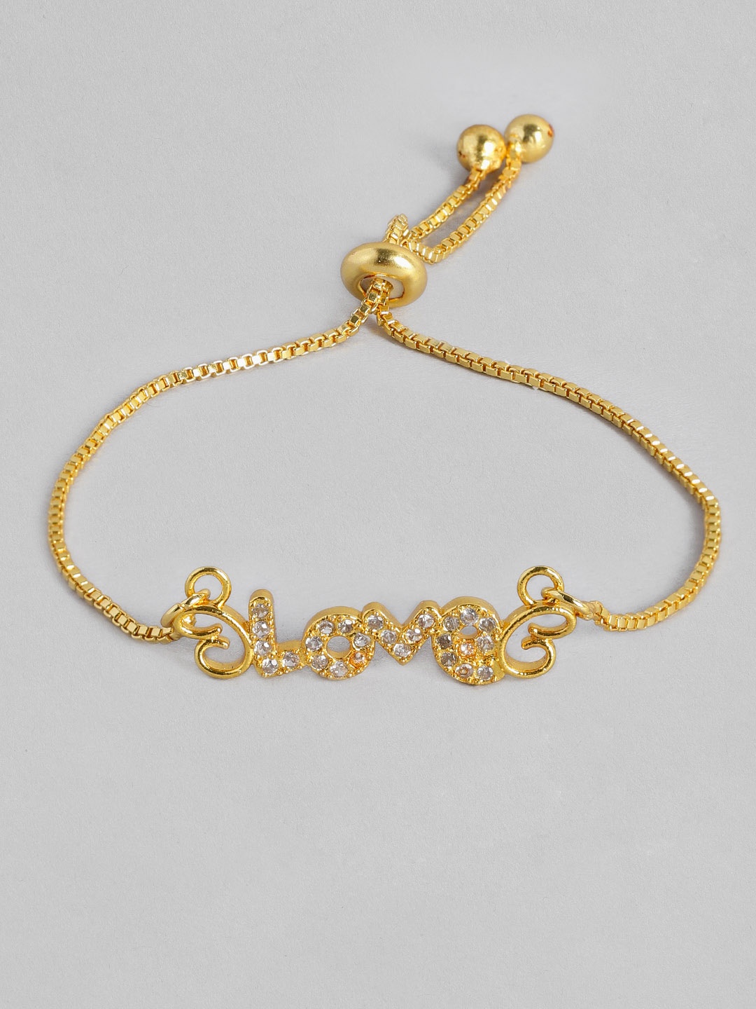 

justpeachy Gold-Plated Charm Bracelet