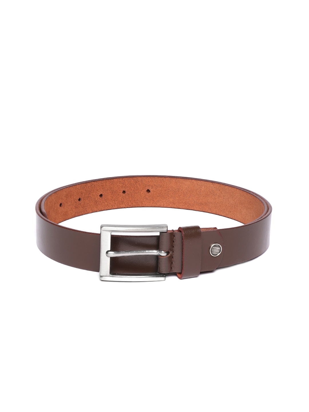 

JUNGLER Men Brown Solid Leather Belt