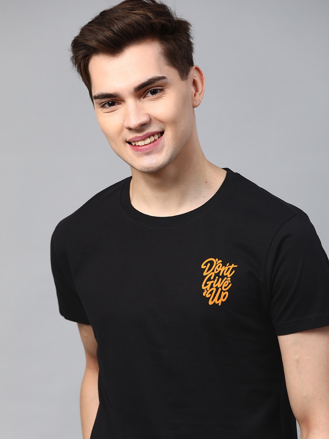 

HERE&NOW Men Black T-shirt