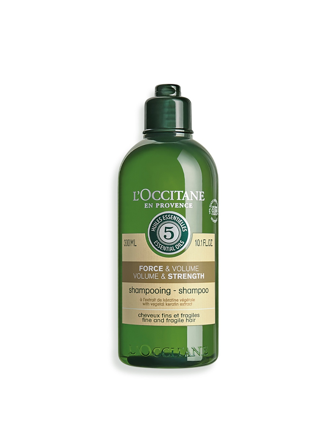 

LOccitane en Provence Unisex Volume & Strength Shampoo 300 ml, Transparent