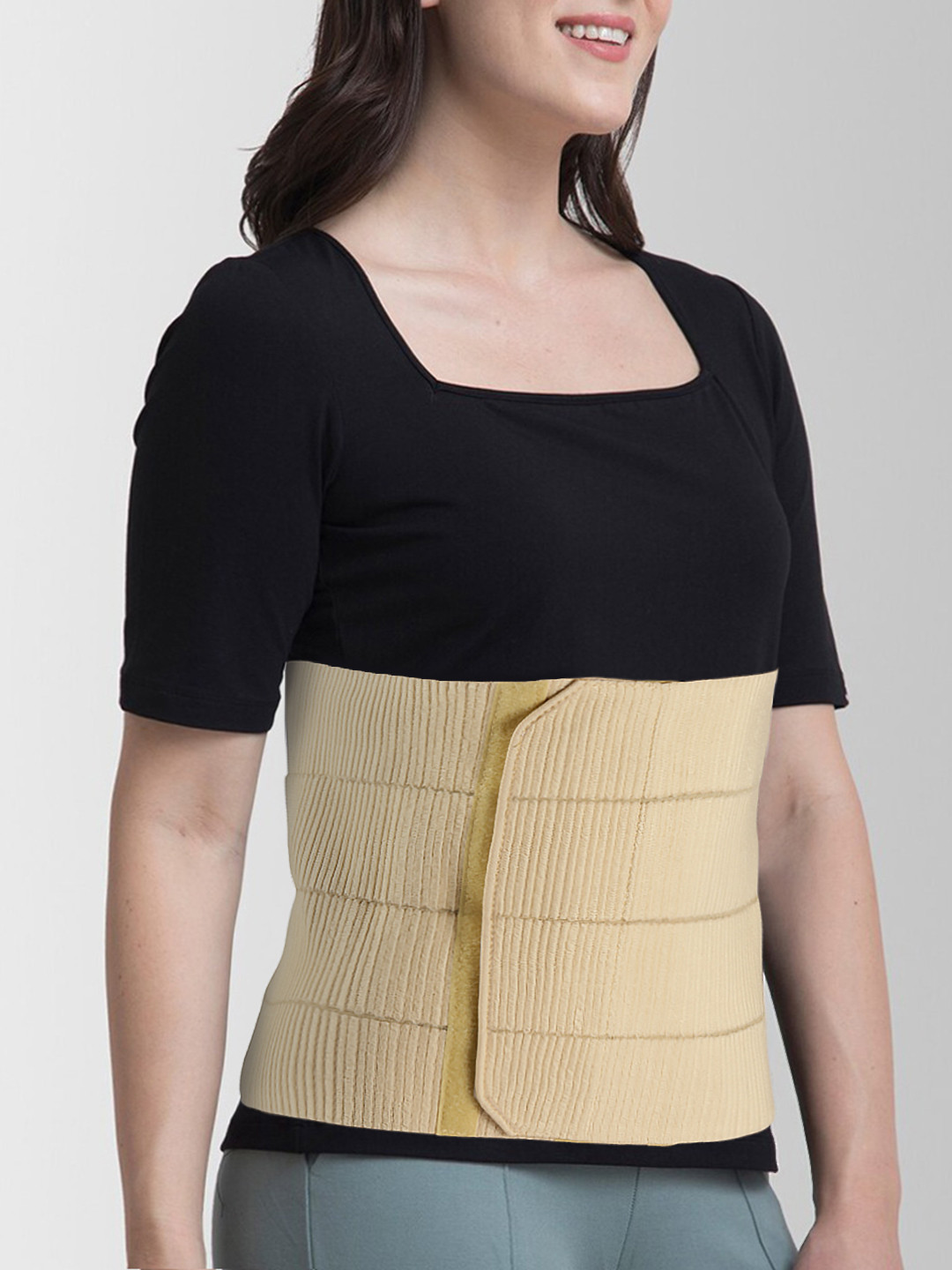 

Nejo Women Beige Post-Delivery Adjustable Maternity Belt