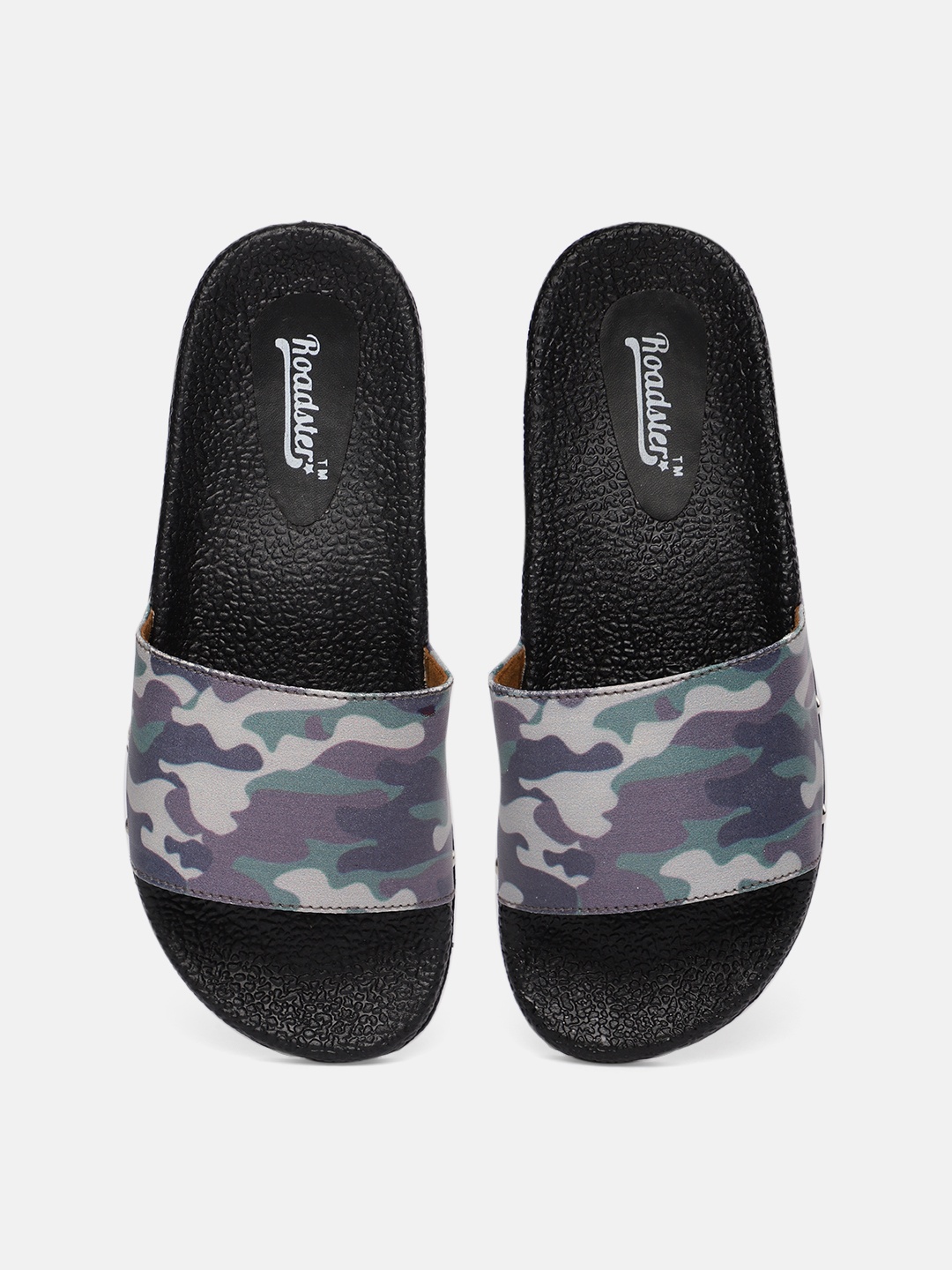 

Roadster Women Black Printed Sliders