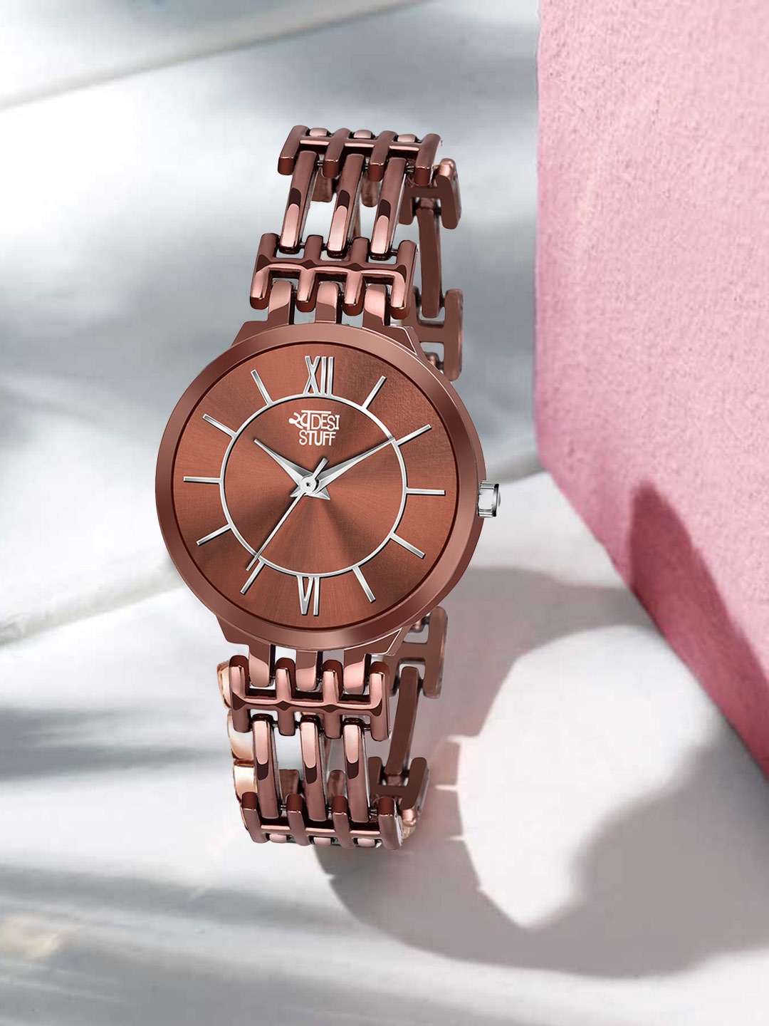 

SWADESI STUFF Girls Brown Analogue Watch SDS 124