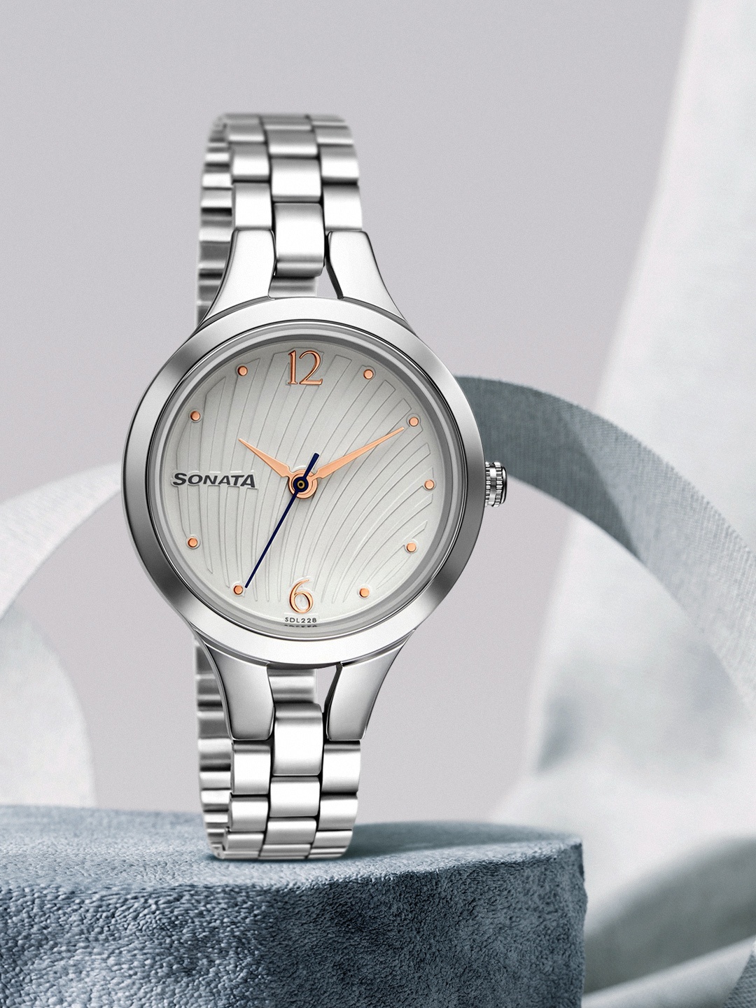

Sonata Women White Analogue Watch 8151SM05