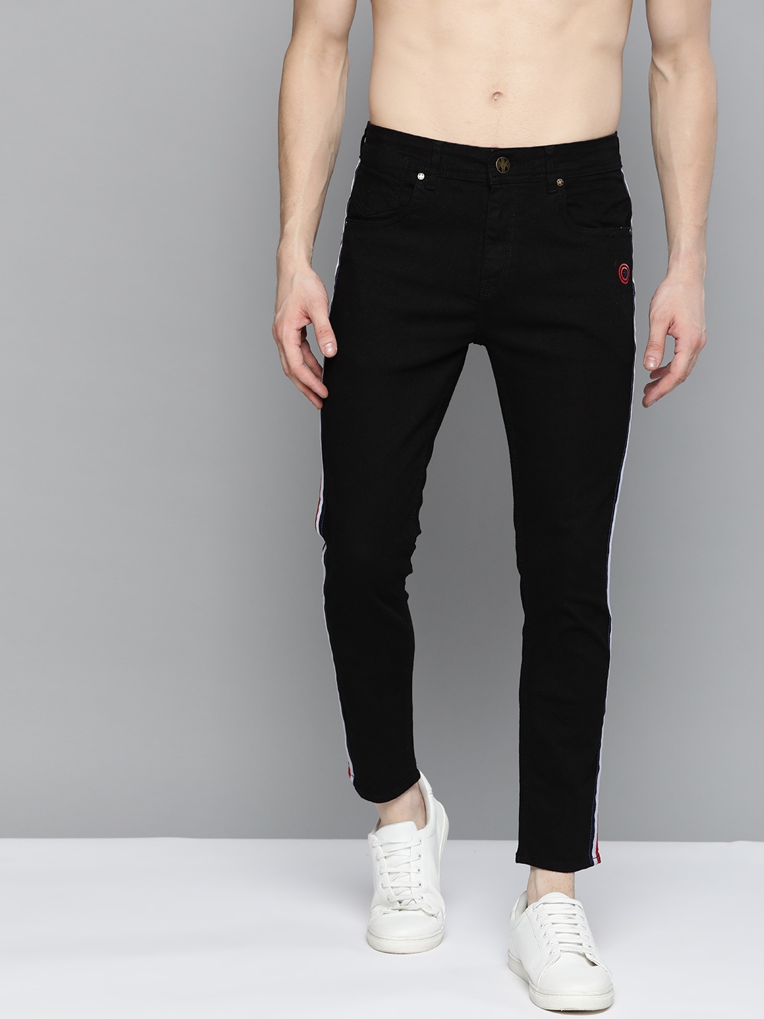 

Kook N Keech Marvel Men Black Super Skinny Fit Jeans