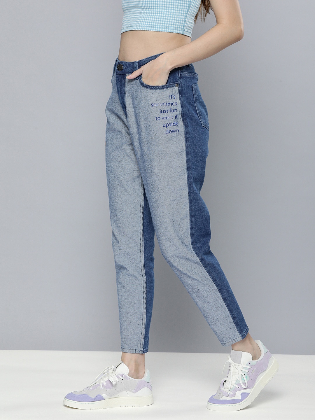 

Kook N Keech Women Multicoloured Tapered Fit Stretchable Jeans, Multi