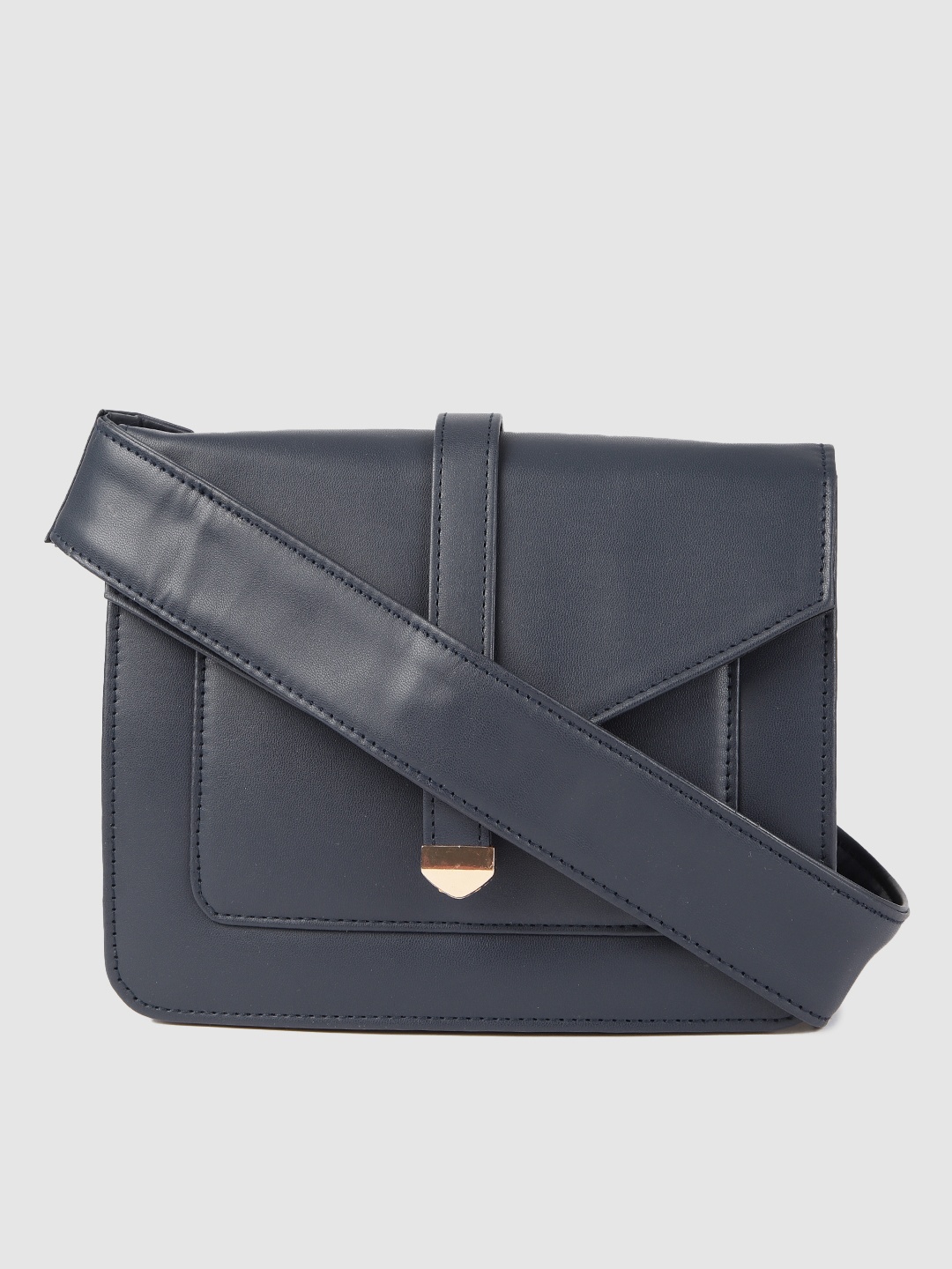 

AccessHer Blue Solid Sling Bag