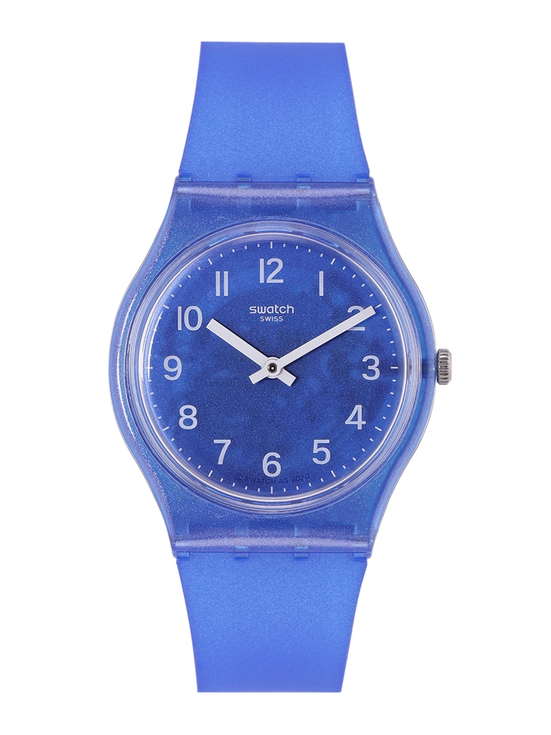 

Swatch Unisex Blue Analogue Shock & Water Resistant Watch GL124