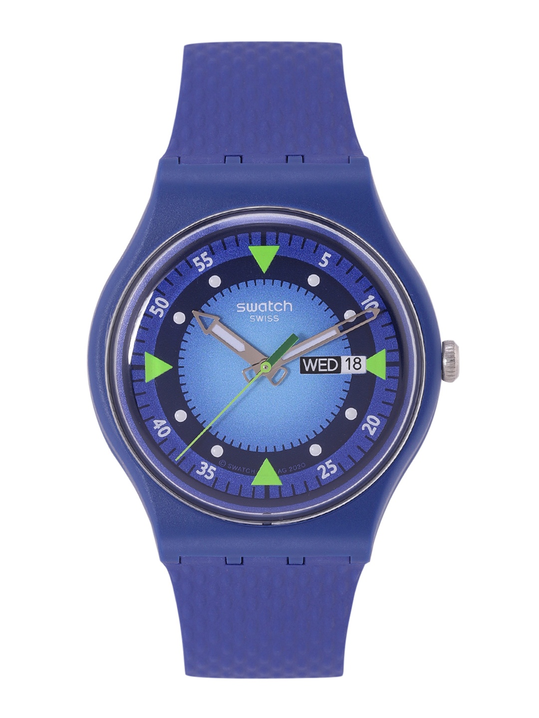 

Swatch Unisex Blue Water Resistant Analogue Watch SO29N701