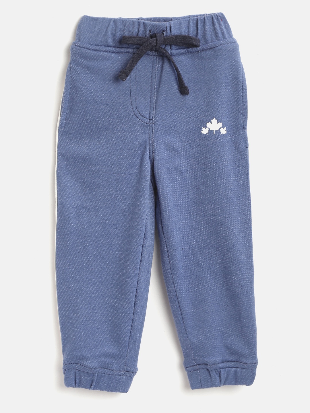 

Rute Girls Blue Solid Pure Cotton Joggers