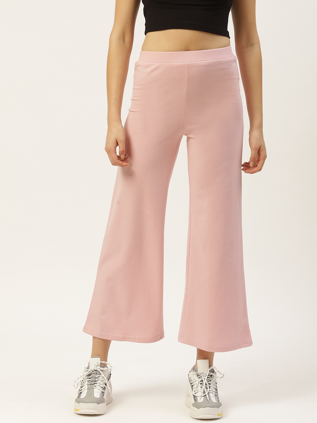 

Laabha Women Pink Solid Track Pants