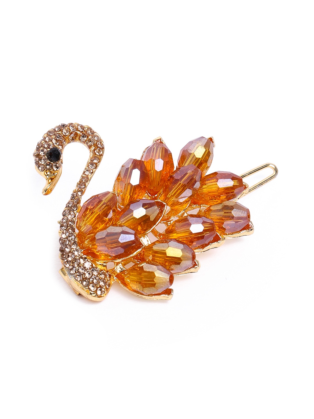 

AccessHer Women Gold-Toned Beaded Bumpit Hair Pin