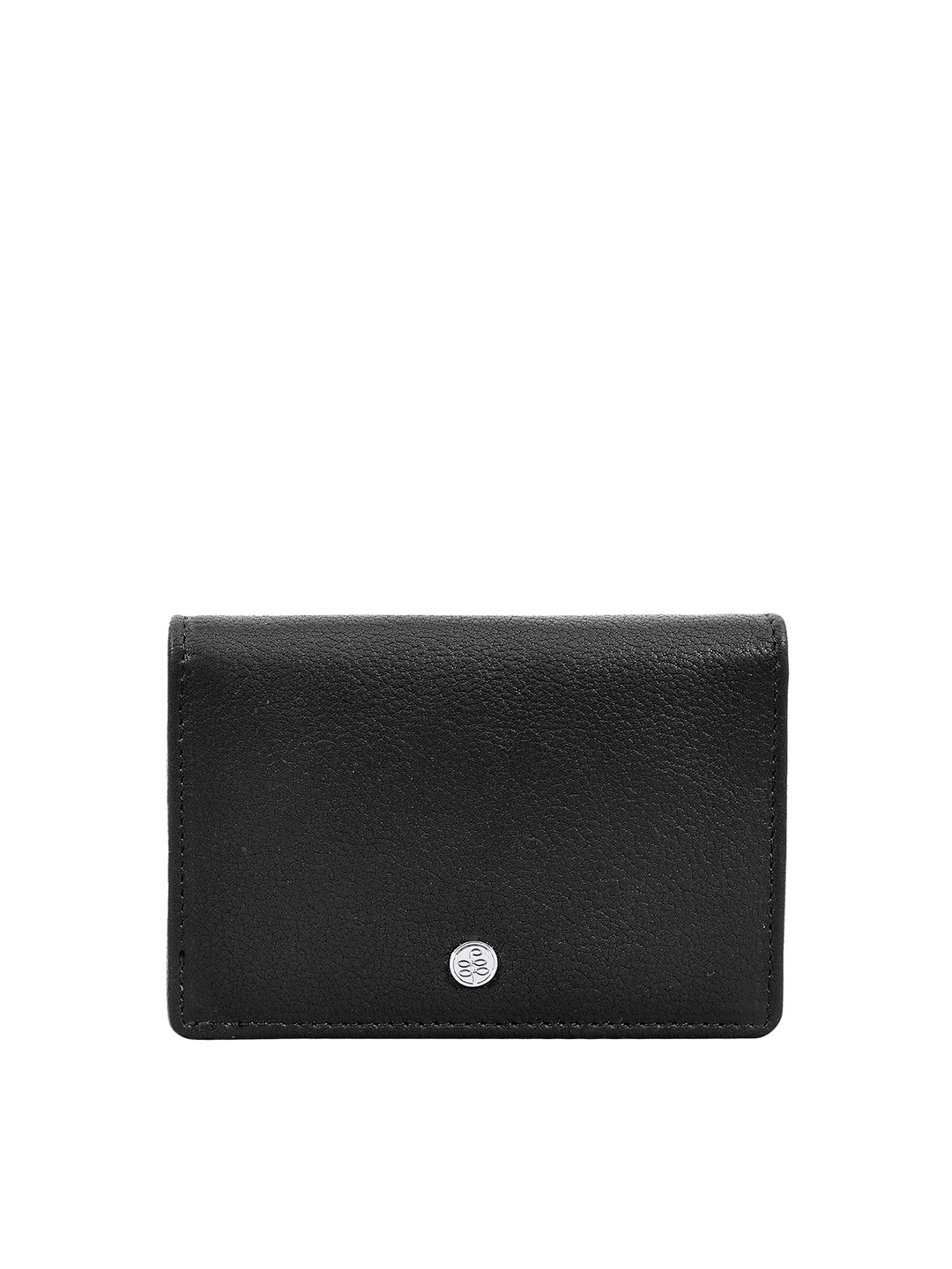 

Eske Men Black Solid Leather Wallet
