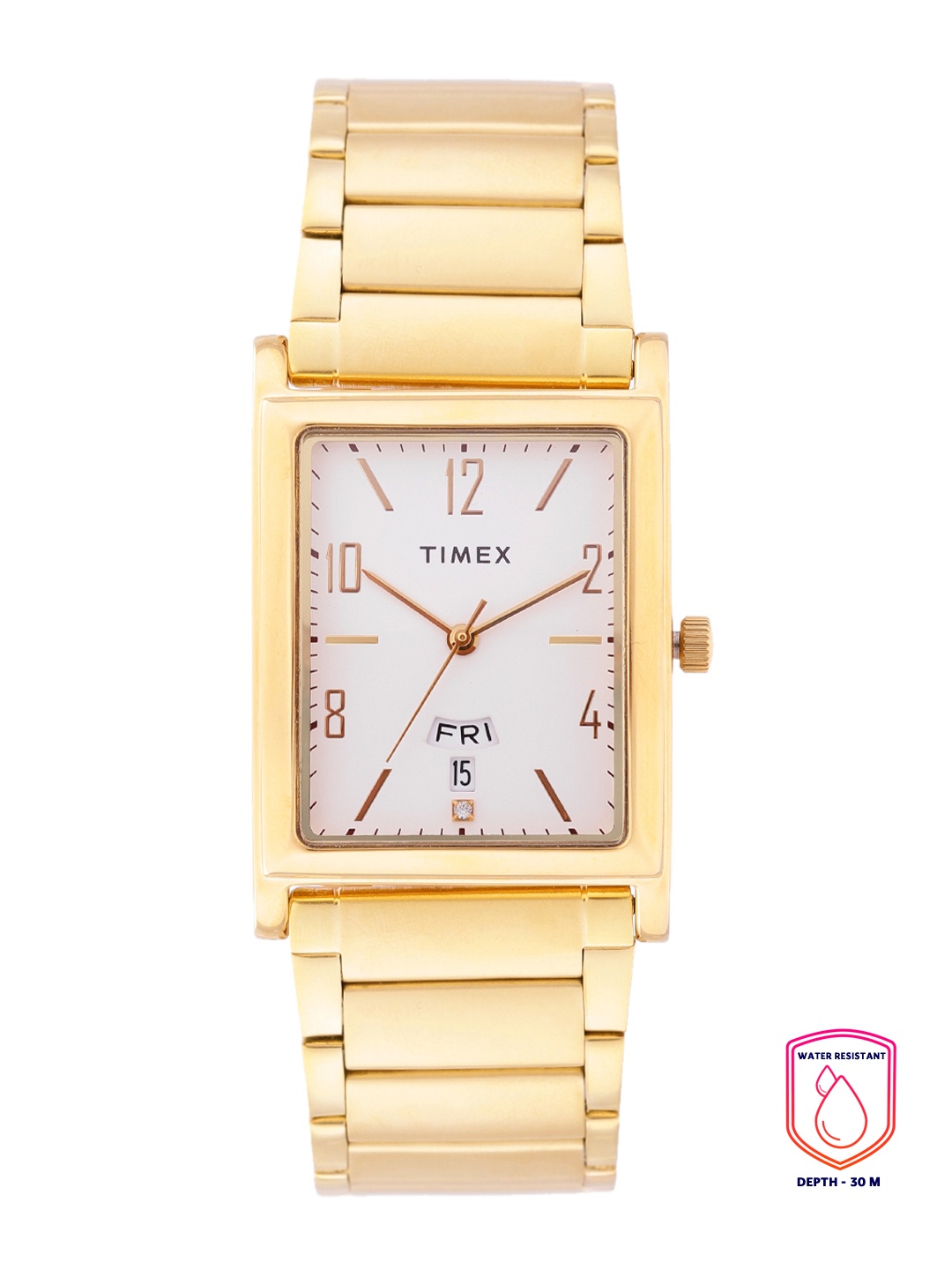 

Timex Men White Analogue Watch - TW000L517, Off white