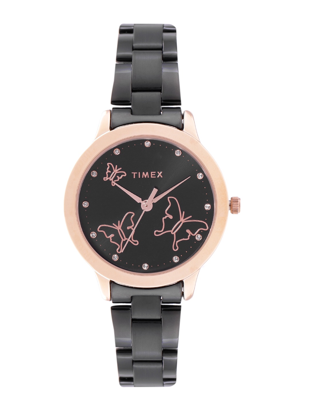 

Timex Women Black Analogue Watch - TW000T630