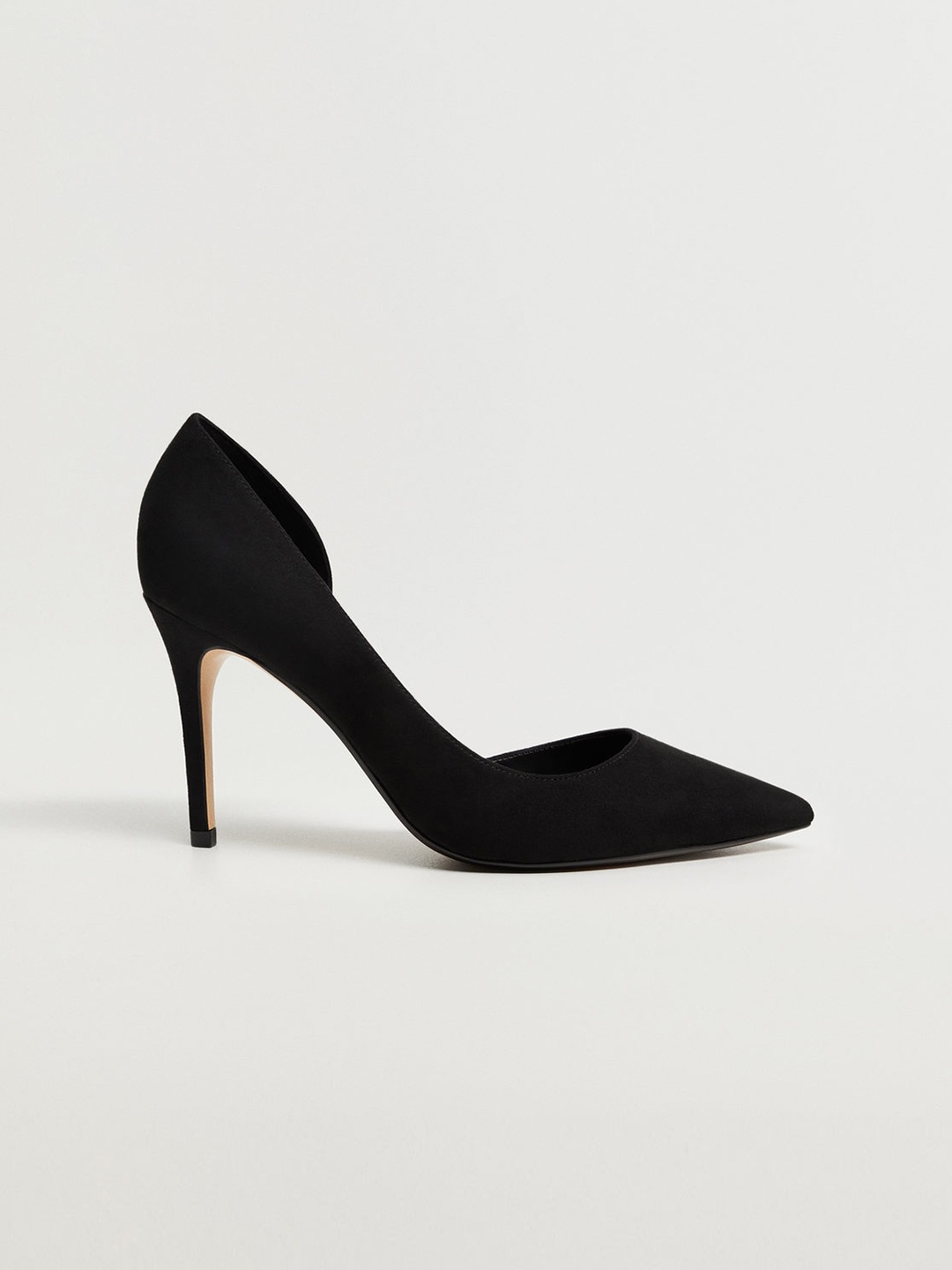 

MANGO Women Black Solid Pumps