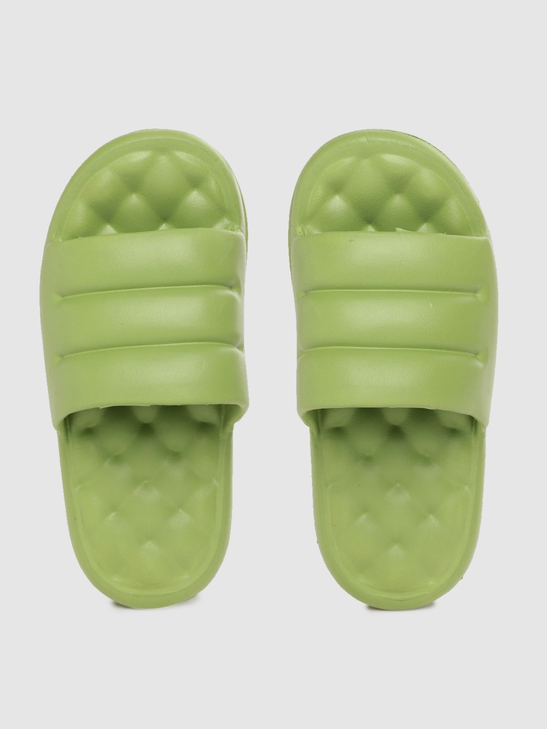 

Mast & Harbour Women Green Sliders