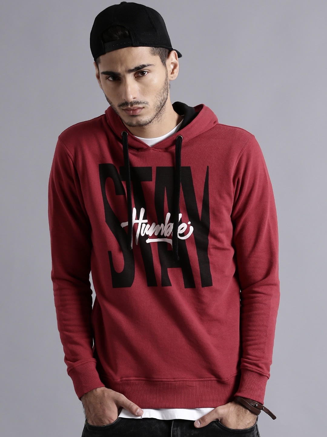 

Kook N Keech Red Printed Hooded Sweatshirt