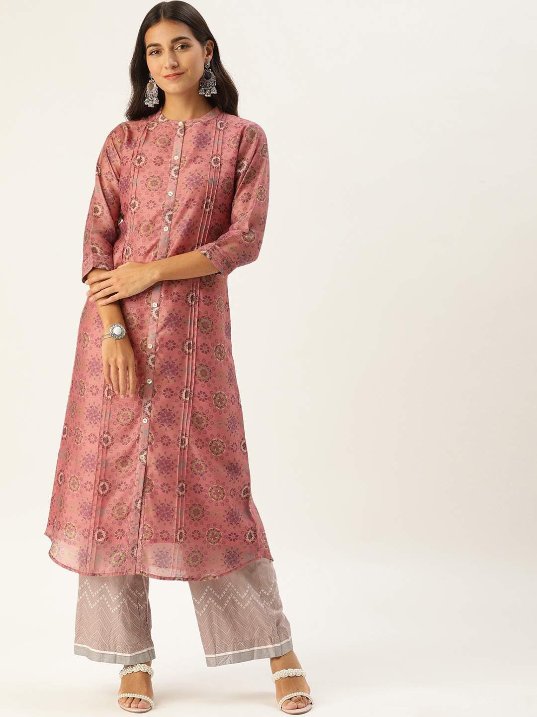 

Varanga Women Multiicoloured Floral Printed Kurta, Multi